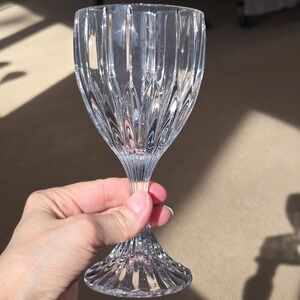 4 Mikasa Park Lane Crystal Wine Glasses 6.25" Tall Luxury Holiday Combine Ship